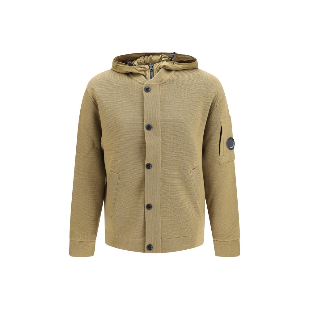 C.P. Company Beige Wool Oves Aries Shell Jacket